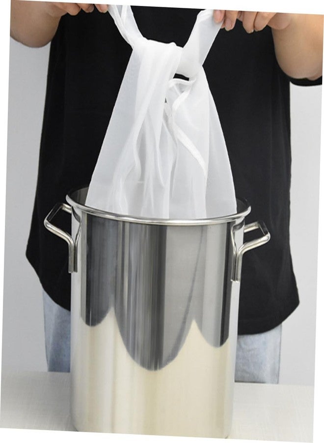 BESTYASH Reusable Large Steamer Liner Bag for Rice and Dumplings Non Stick Nylon Cooking Basket Cloth with Handmade Sewing Easy to Clean and Multifunctional Cheesecloth for Sushi and Sticky - Image 5